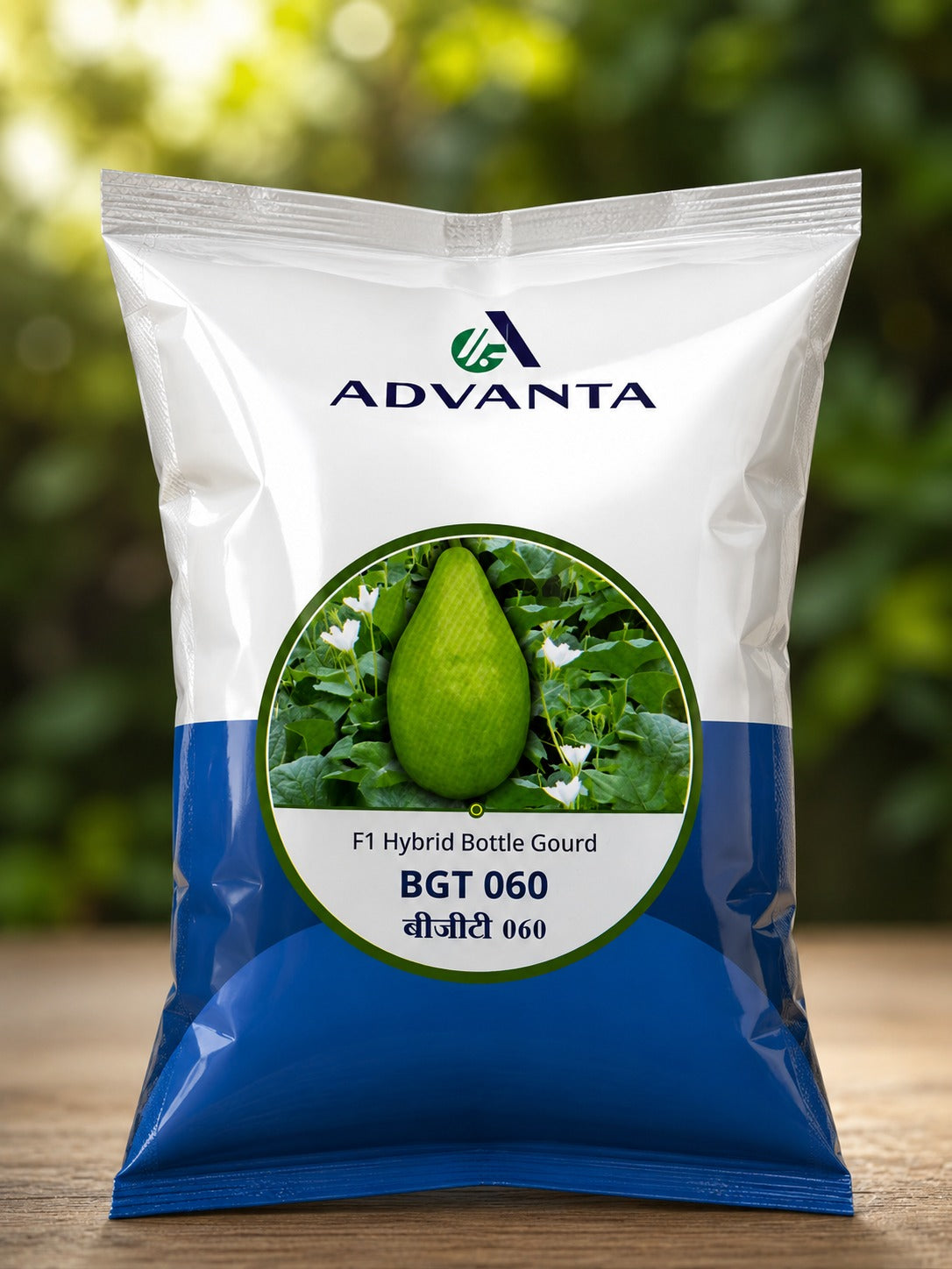 Advanta F1 Hybrid BGT 060 Bottle Gourd Seeds (KADDU & GHIYA) High Yielding Variety, Pista Green Color