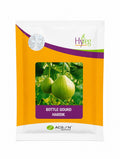 Acsen Hardik F1 Hybrid Bottle Gourd Seeds (Loki & Kaddu) Parrot Green, Round Shape with Conical Neck