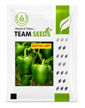 Team Seeds F1 Hybrid Deepika Green Capsicum Seeds (Shimla Mirch)