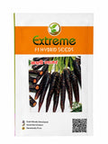 EXTREME SEEDS Organic Black Carrot (Kaali Gaajar) Seeds for Home Gardening Germination Rate, Non-GMO, Heirloom Variety Ideal for Pots, Terrace & Kitchen Garden