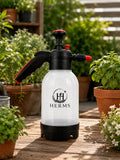 HERMS Premium 2L Hand Pressure Garden Sprayer WHITE Pump | Adjustable Nozzle for Plant Watering, Fertilizers & Pesticide Spraying